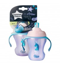 Cana Easy Drink cu pai Explora, Tommee Tippee, 230ml, Unicorn Mov